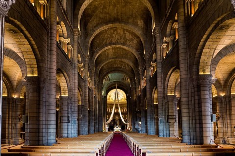 Interior view, Cathedral, Old Town, Cote d'Azur, Monaco