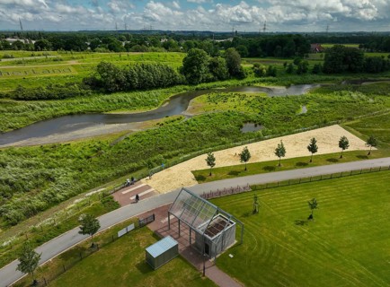 Recklinghausen, Castrop-Rauxel, Ruhr area, North Rhine-Westphalia, Germany - Renaturalised Emscher,