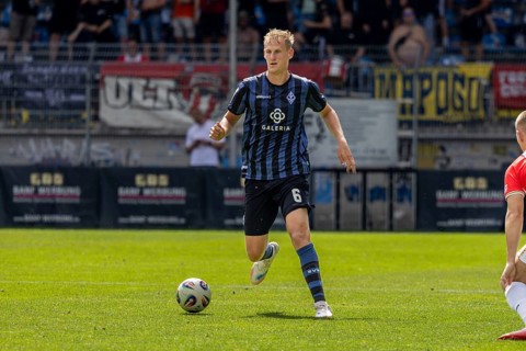 Waldhof Mannheim v FC Emmen, Netherlands (last test match in front of the start of the new season)