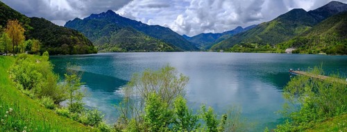 Lake Ledro, Lago di Ledro, Trentino, Italy