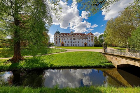 Castle park and Celle Castle, Lower Saxony, Germany