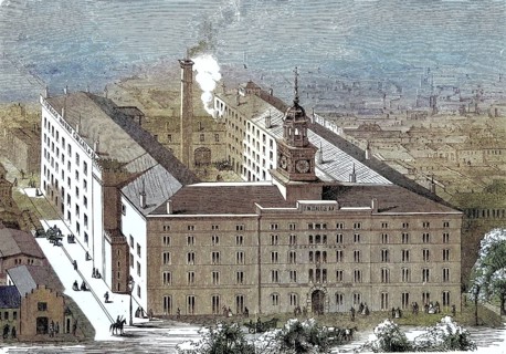 G. W. Gail & Ax's Tobacco Works Baltimore, tobacco factory, Gail'sche Zigarrenfabrik, also Georg