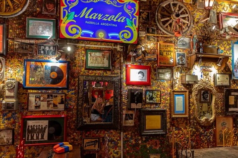 Argentinian restaurant, Marzola, decoration, interior design, Cartagena, Colombia