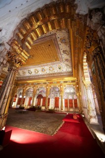 Palace of Flowers in the Mehrangarh or Meherangarh Fort, Jodhpur, Rajasthan, India