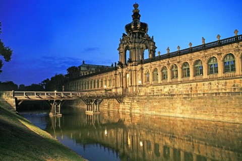 Zwinger, architecture, baroque building, Dresden, Germany