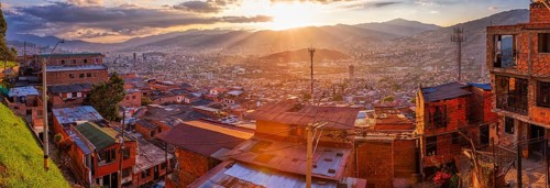 City view, Panorama, Medellin, Colombia