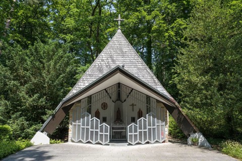 Peace Chapel, Garden Show, Bad Lippspringe, North Rhine-Westphalia, Germany