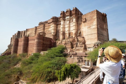 Mehrangarh or Meherangarh Fort, Jodhpur, Rajasthan, India