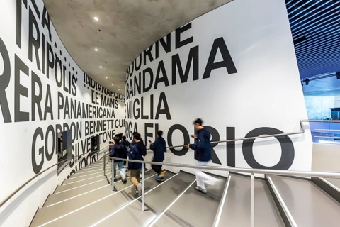 The Mercedes-Benz Museum in Stuttgart presents a journey through the automotive history of the