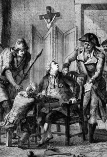 The forced separation of the Dauphine from his father Louis XVI in 1793 during the French