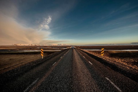 Ring Road, Glacier Vatnajökull, Sunset, Bridge, Winter, Cold, Iceland* Ring Road, Vatnajokul,