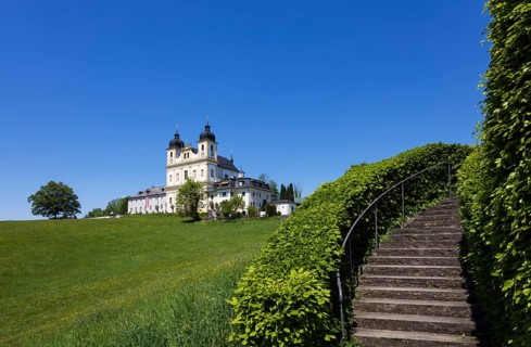 Maria Plain pilgrimage church, baroque church, Bergheim near Salzburg, Flachgau, Salzburger Land,