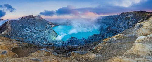 Kratersee Kawah Ijen Crater Lake Kawah Ijen