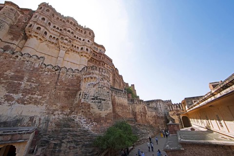 Mehrangarh or Meherangarh Fort, Jodhpur, Rajasthan, India