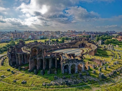 The amphitheatre of Capua, Anfiteatro Campano, is the amphitheatre of the ancient Roman city of