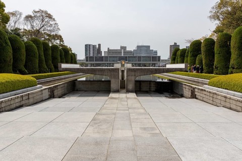 Flame of Peace, landmark, UNESCO World Heritage Site, peace memorial and memorial to the victims of