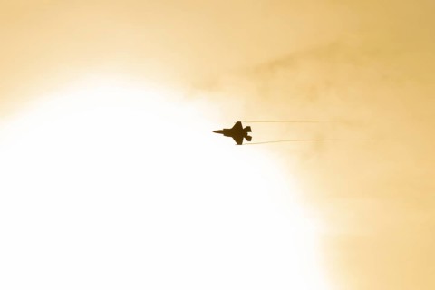 Lockheed Martin F-35 Lightning II fighter military aircraft of the United States air force USAF