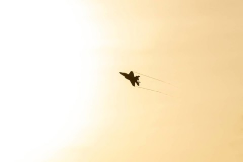 Lockheed Martin F-35 Lightning II fighter military aircraft of the United States air force USAF