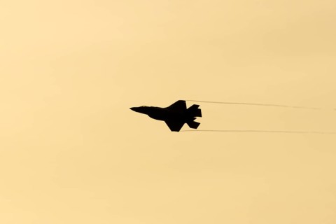 Lockheed Martin F-35 Lightning II fighter military aircraft of the United States air force USAF