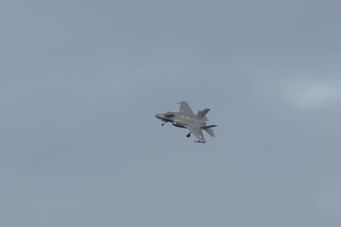 Lockheed Martin F-35 Lightning II fighter military aircraft of the United States air force USAF in
