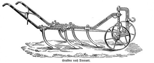 Cultivator for soil loosening and crumbling according to Tennant, use, preparation of the seed, one