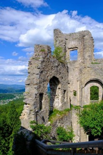 Finkenstein castle ruins, Burgarena Finkenstein, Altfinkenstein, Finkenstein am Faaker See,