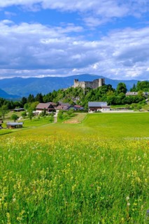 Finkenstein castle ruins, Burgarena Finkenstein, Altfinkenstein, Finkenstein am Faaker See,