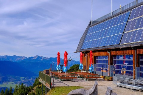 Mountain station, Wankbahn, am Wank, Garmisch-Partenkirchen, Werdenfelser Land, Upper Bavaria,