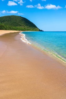 Grande Anse beach, Deshaies, Basse Terre, Guadeloupe, French Antilles, Caribbean