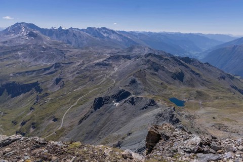 Landscape panorama, summit cross, Brennkogel, high alpine road, GroÃŸglockner, Pinzgau