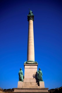 Jubilee Column Concordia, New Palace, Schlossplatz, Stuttgart, Baden-WÃ¼rttemberg, Germany