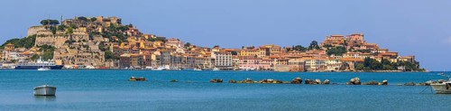 Portoferraio, view from San Giovanni, panoramic view, Elba Island, Tuscan Archipelago National
