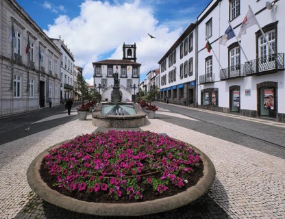 Town Hall of Ponta Delgada, SÃ£o Miguel, Azores, Portugal