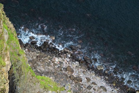 Cliffs at Miradouro de Alagoa, SÃ£o Miguel, Azores, Portugal