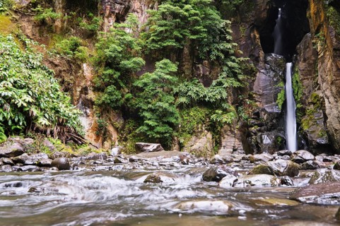 Salto do Cabrito waterfall, SÃ£o Miguel, Azores, Portugal