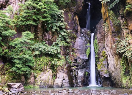 Salto do Cabrito waterfall, SÃ£o Miguel, Azores, Portugal
