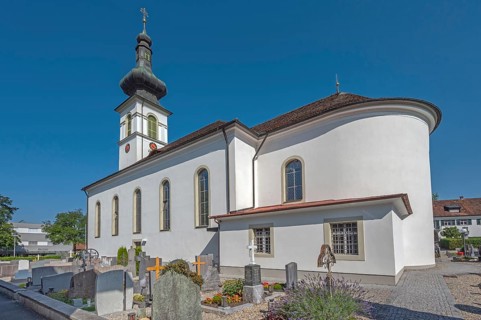 The Roman Catholic neo-Romanesque parish church of Franz Xaver in Lochau is a listed building,