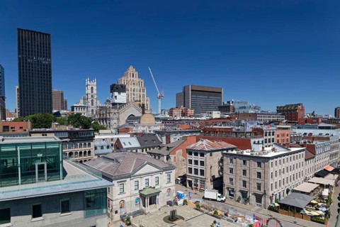 Cityscape, view on the city, Montreal, Province of Quebec, Canada