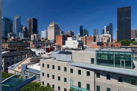 Cityscape, view on the city, Montreal, Province of Quebec, Canada