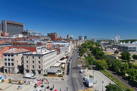 Cityscape, view on the city, Montreal, Province of Quebec, Canada