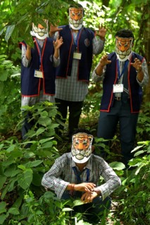 Agartala, Tripura, India, 29-07-2025: Students of NSS (National Service Scheme) unit from Mahatma