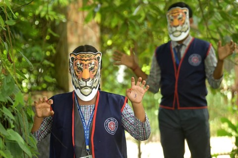 Agartala, Tripura, India, 29-07-2025: Students of NSS (National Service Scheme) unit from Mahatma