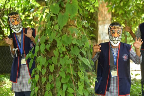 Agartala, Tripura, India, 29-07-2025: Students of NSS (National Service Scheme) unit from Mahatma