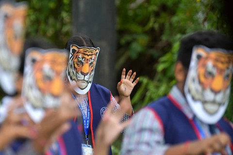 Agartala, Tripura, India, 29-07-2025: Students of NSS (National Service Scheme) unit from Mahatma