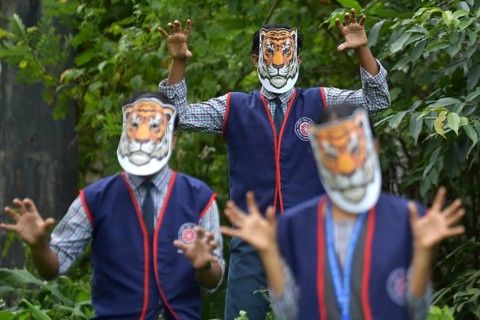 Agartala, Tripura, India, 29-07-2025: Students of NSS (National Service Scheme) unit from Mahatma