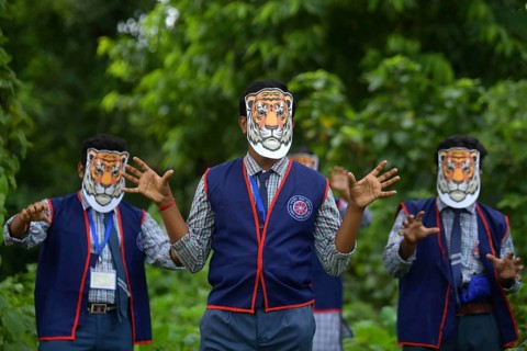 Agartala, Tripura, India, 29-07-2025: Students of NSS (National Service Scheme) unit from Mahatma
