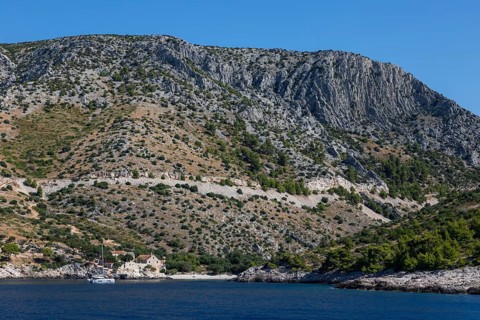 Dubovica Bay, Hvar Island, Dalmatia, Croatia