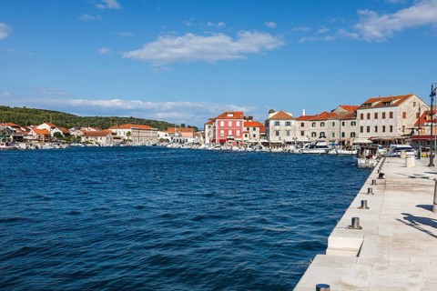 Starigrad harbour basin, Starigrad, island of Hvar, Dalmatia, Croatia
