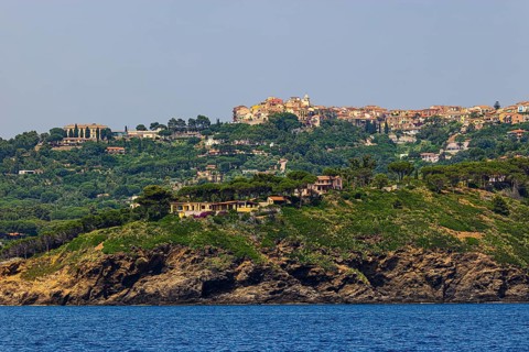 Holiday homes near Madonna delle Grazie, above the village of Capoliveri, Elba Island, Tuscan