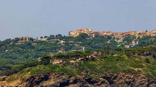 Holiday homes near Madonna delle Grazie, above the village of Capoliveri, Elba Island, Tuscan